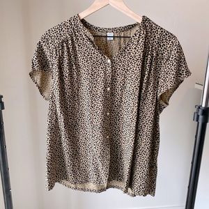 Cheetah print shirt